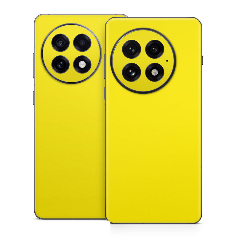 OnePlus 13 Series Skin design of Green, Yellow, Orange, Text, Font, with yellow colors