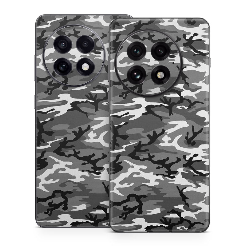 OnePlus 13 Series Skin design of Military camouflage, Pattern, Clothing, Camouflage, Uniform, Design, Textile, with black, gray colors