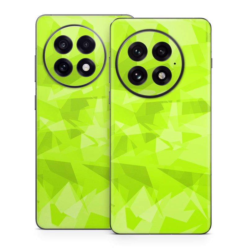 OnePlus 13 Series Skin design, with green colors