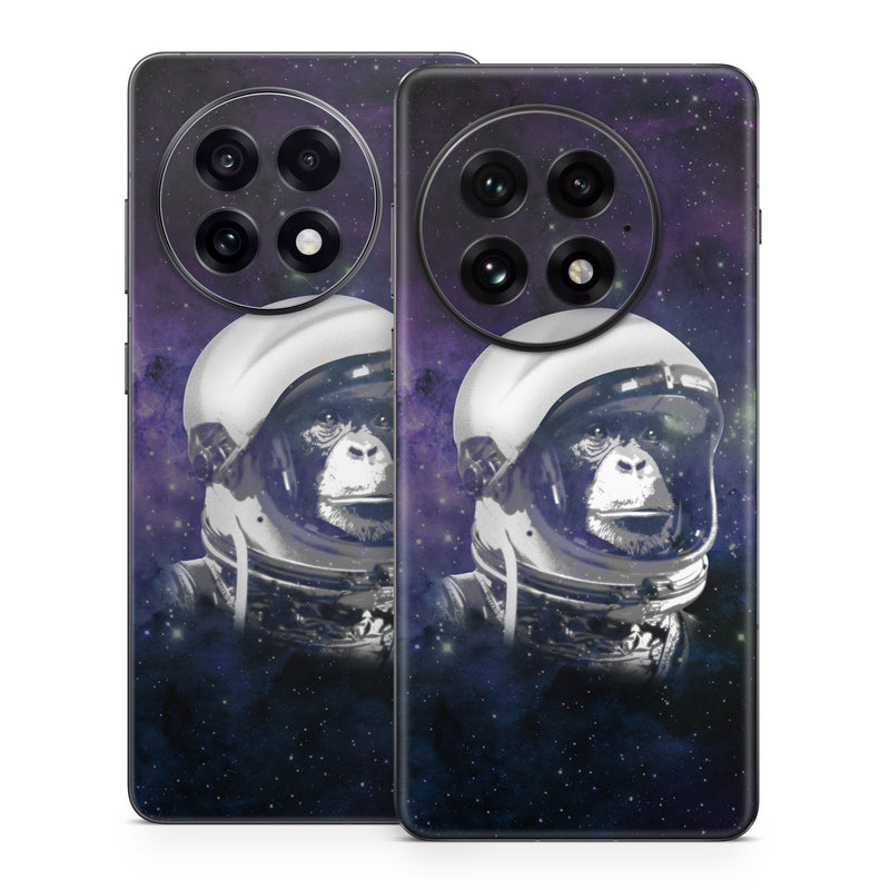 OnePlus 13 Series Skin design of Helmet, Astronaut, Personal protective equipment, Illustration, Space, Outer space, Headgear, Fictional character, Sports gear, Football gear, with black, gray, blue, white colors