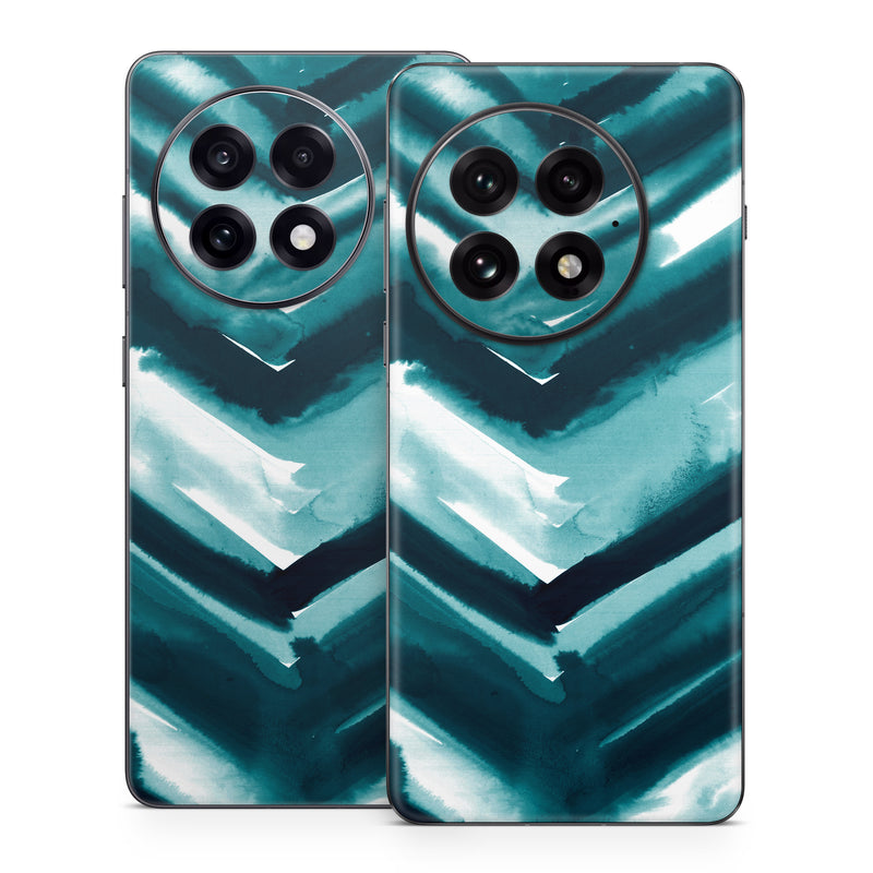 OnePlus 13 Series Skin design of Blue, Green, Turquoise, Aqua, Teal, Photography, Pattern, with blue, white, black colors