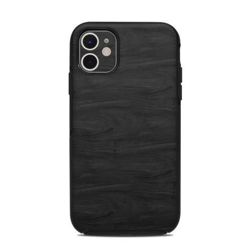 Black Woodgrain OtterBox Symmetry iPhone 11 Case Skin