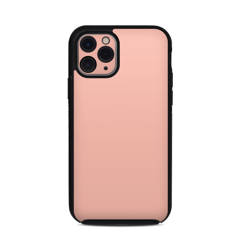 OtterBox Symmetry iPhone 11 Pro Case Skin design of Orange, Pink, Peach, Brown, Red, Yellow, Material property, Font, Beige, with orange, yellow, white colors