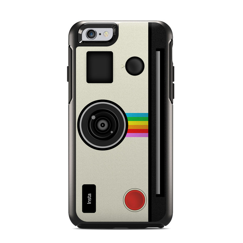 OtterBox Symmetry iPhone 6s Case Skin design of Cameras & optics, Camera, Technology, Circle, Electronic device, Electronics, Colorfulness with gray, black, red colors