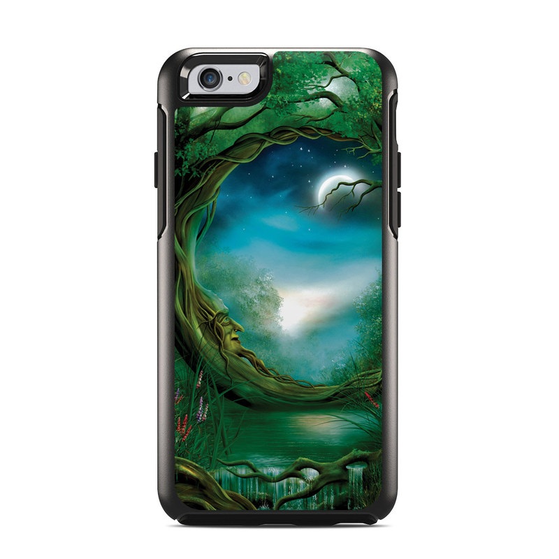 OtterBox Symmetry iPhone 6s Case Skin design of Fractal art, Art, Organism, Fictional character, Earth, Cg artwork, with black, blue, green, gray colors