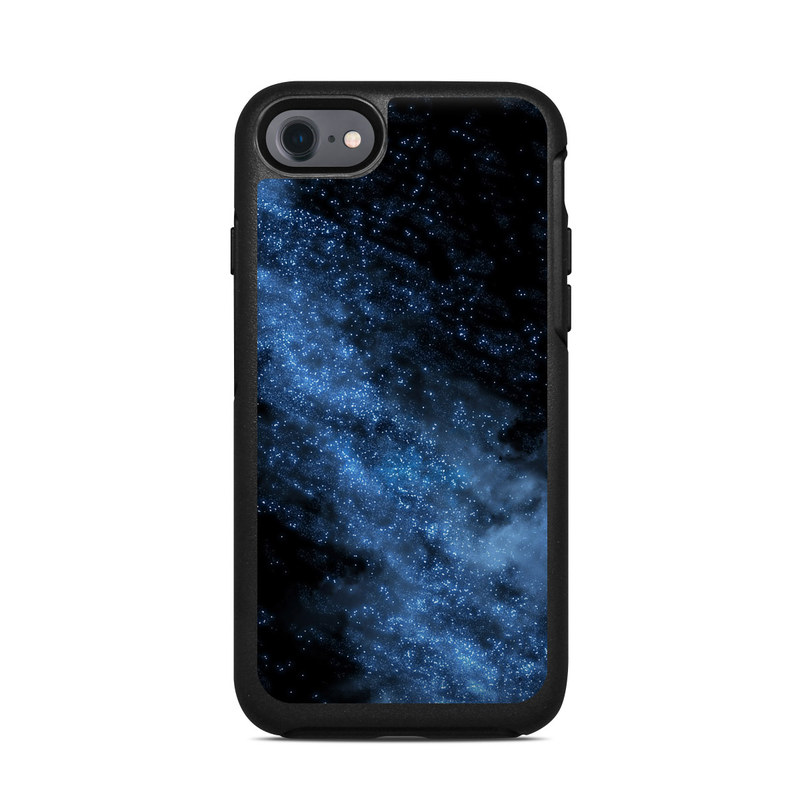 OtterBox Symmetry iPhone 8 Case Skin design of Sky, Atmosphere, Black, Blue, Outer space, Atmospheric phenomenon, Astronomical object, Darkness, Universe, Space, with black, blue colors