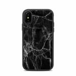 Black Marble OtterBox Symmetry iPhone X Case Skin