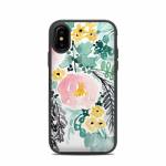 Blushed Flowers OtterBox Symmetry iPhone X Case Skin