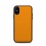 Solid State Orange OtterBox Symmetry iPhone X Case Skin