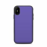 Solid State Purple OtterBox Symmetry iPhone X Case Skin