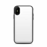Solid State White OtterBox Symmetry iPhone X Case Skin