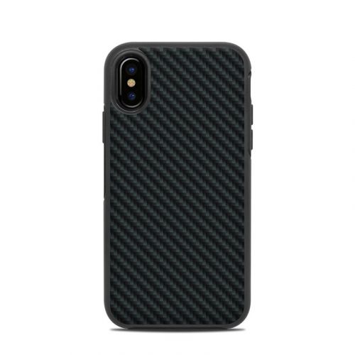 Carbon OtterBox Symmetry iPhone X Case Skin