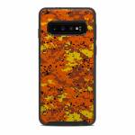 Digital Orange Camo OtterBox Symmetry Galaxy S10 Case Skin