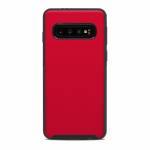 Solid State Red OtterBox Symmetry Galaxy S10 Case Skin