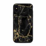 Black Gold Marble OtterBox Symmetry iPhone XS Max Case Skin