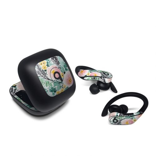 Blushed Flowers Beats Powerbeats Pro Skin