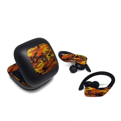 Orange Camo Beats Powerbeats Pro Skin