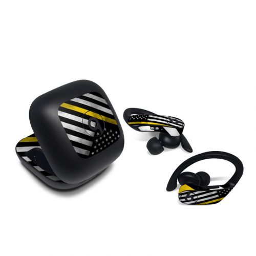 Thin Yellow Line Hero Beats Powerbeats Pro Skin