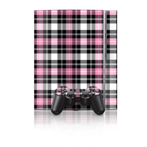 Pink Plaid PS3 Skin