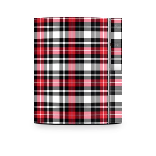 Red Plaid PS3 Skin