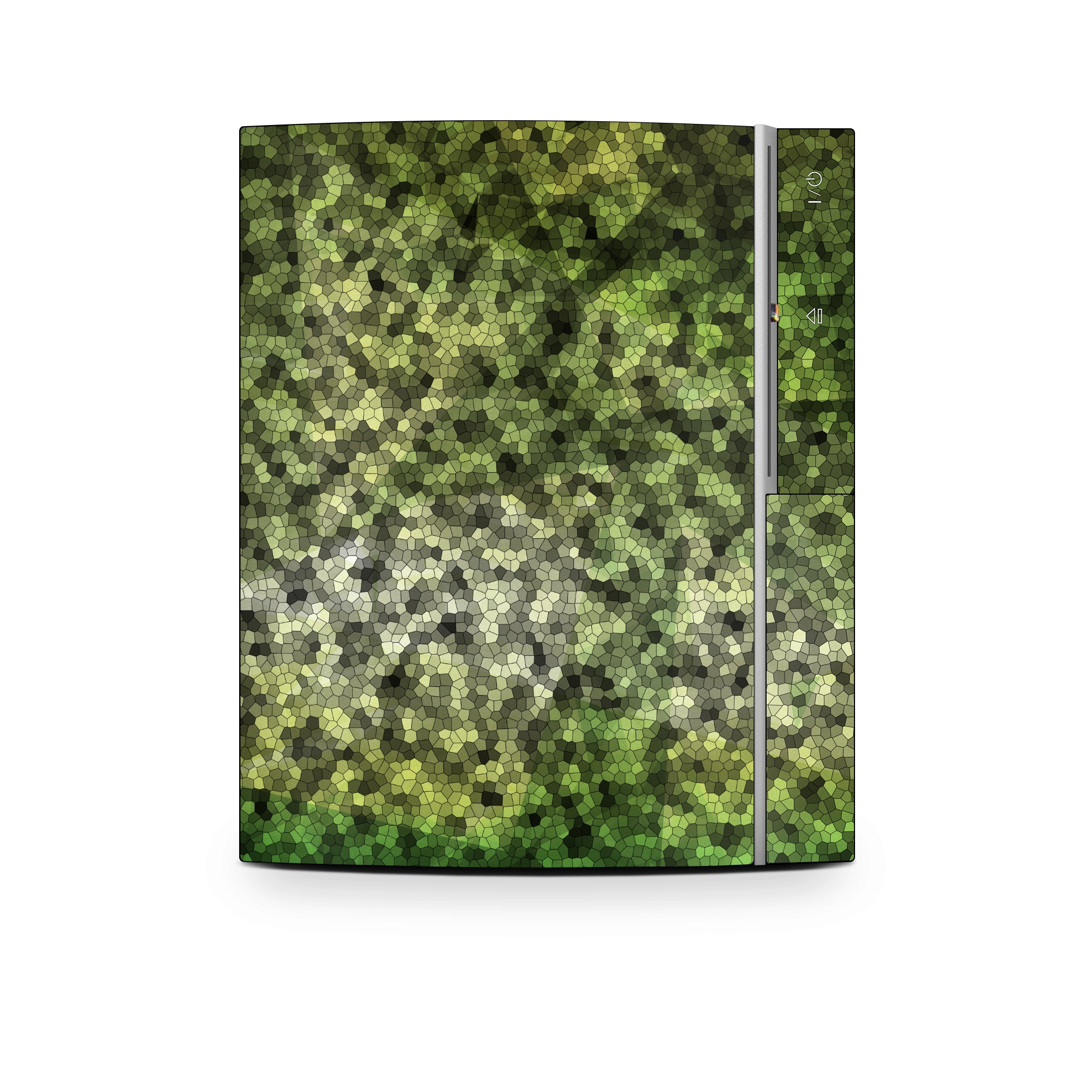 Old PS3 Skin design of Green, Grass, Leaf, Plant, Pattern, Groundcover, with black, white, green, gray colors