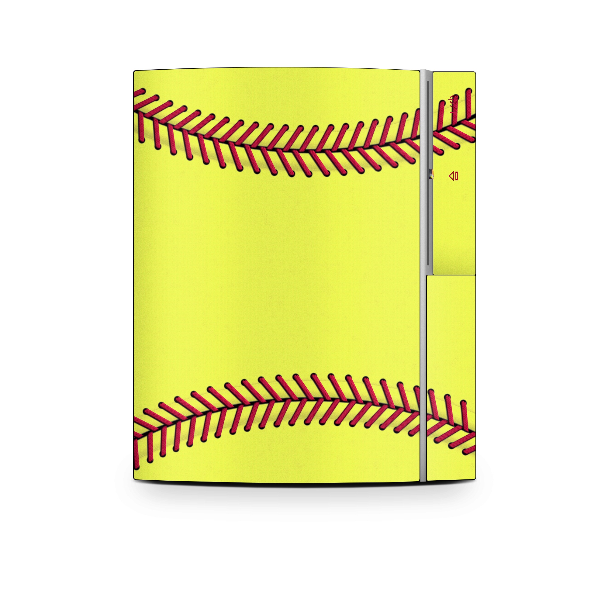 Old PS3 Skin design of Yellow, Plant, Line, Slope, Terrestrial plant, Font, Art, Parallel, Circle, Rectangle, with yellow, red colors