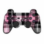 Pink Plaid PS3 Controller Skin