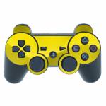 Solid State Yellow PS3 Controller Skin