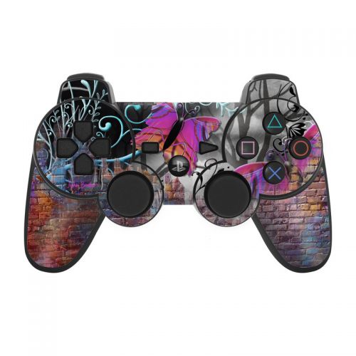 Butterfly Wall PS3 Controller Skin