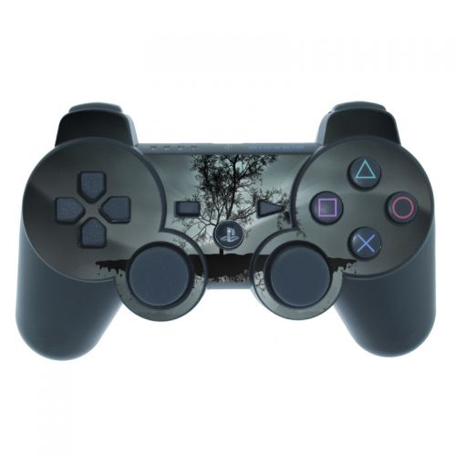 Flying Tree Black PS3 Controller Skin