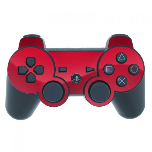 Solid State Red PS3 Controller Skin