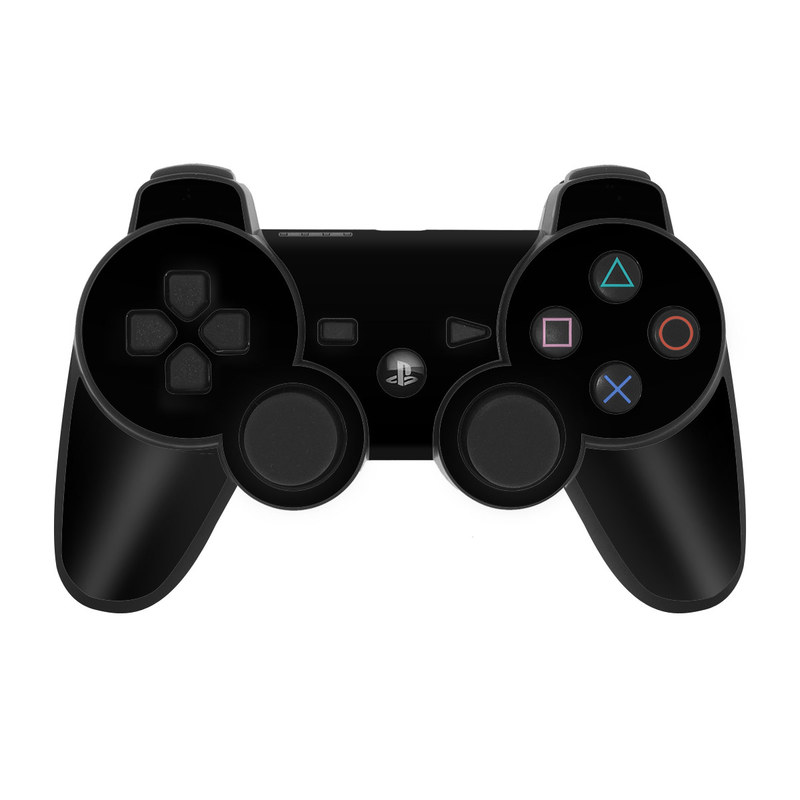 PS3 Controller Skin design of Black, Darkness, White, Sky, Light, Red, Text, Brown, Font, Atmosphere, with black colors