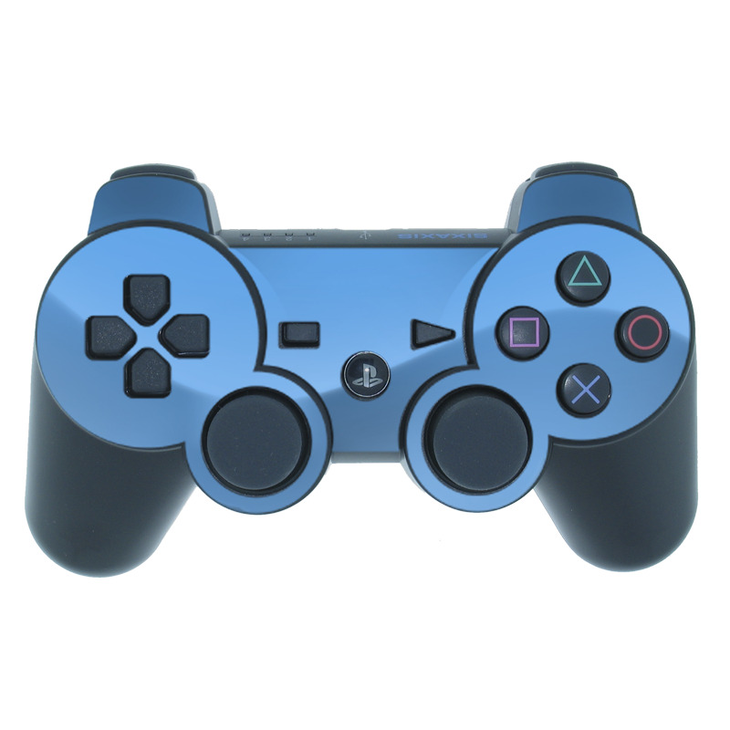 PS3 Controller Skin design of Sky, Blue, Daytime, Aqua, Cobalt blue, Atmosphere, Azure, Turquoise, Electric blue, Calm, with blue colors