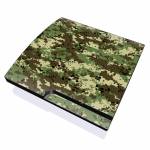 Digital Woodland Camo PlayStation 3 Slim Skin
