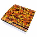Orange Camo PlayStation 3 Slim Skin