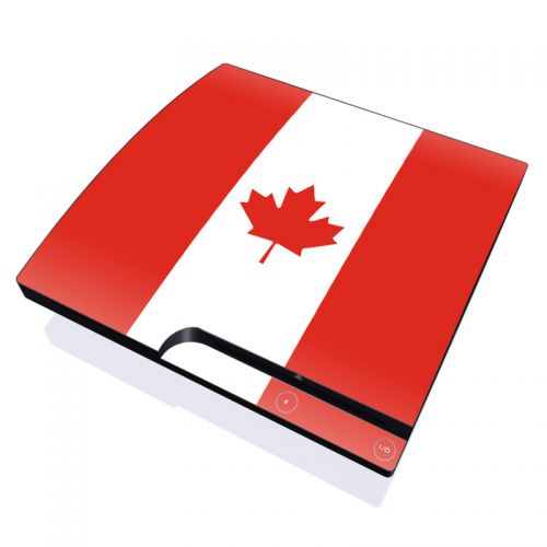 Canadian Flag PlayStation 3 Slim Skin