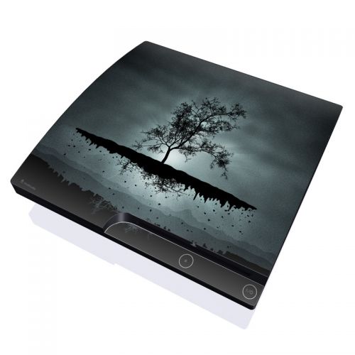 Flying Tree Black PlayStation 3 Slim Skin