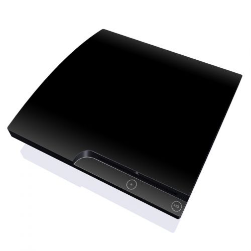 Solid State Black PlayStation 3 Slim Skin
