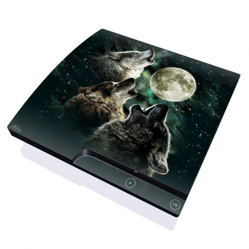Three Wolf Moon PlayStation 3 Slim Skin