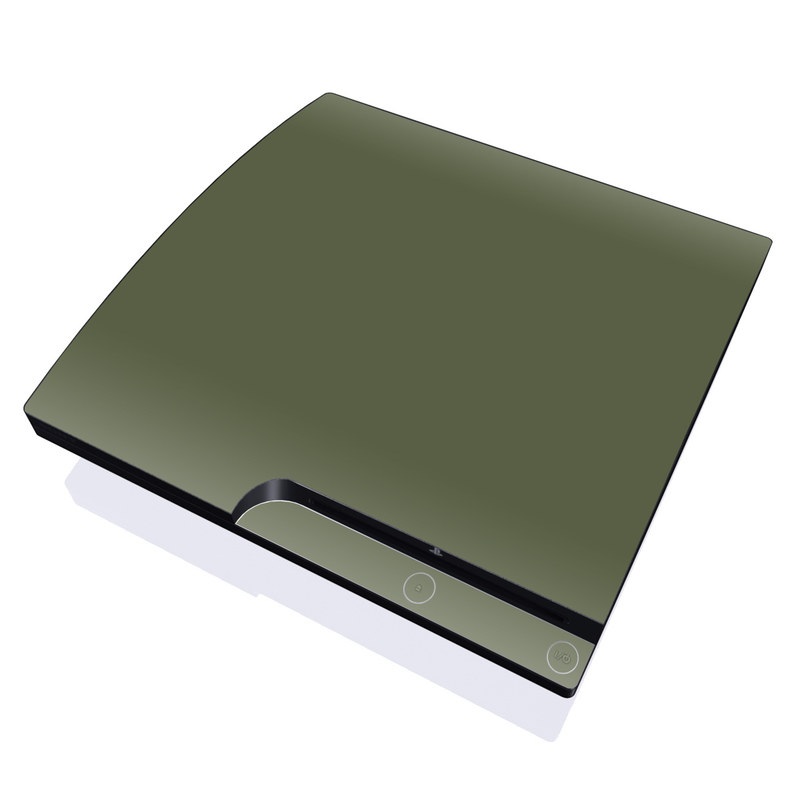 PlayStation 3 Slim Skin design of Green, Brown, Text, Yellow, Grass, Font, Pattern, Beige, with green, brown colors