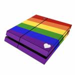 Rainbow Stripe PlayStation 4 Skin