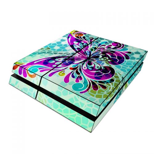 Butterfly Glass PlayStation 4 Skin