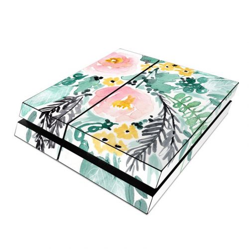 Blushed Flowers PlayStation 4 Skin