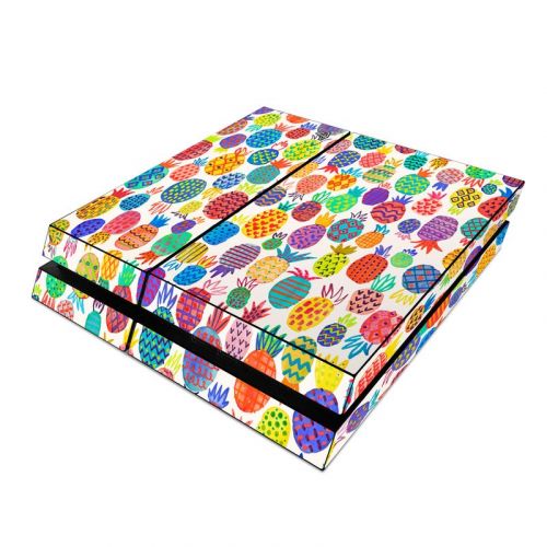 Colorful Pineapples PlayStation 4 Skin