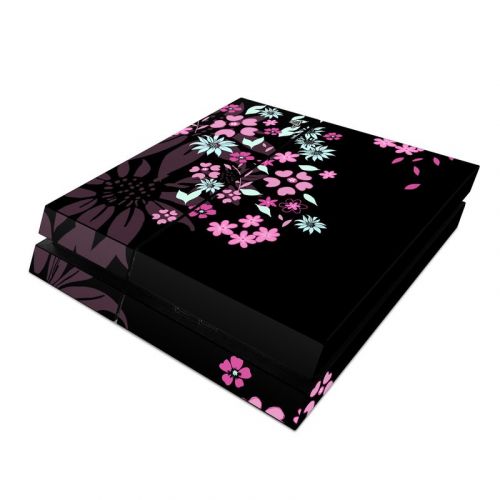 Dark Flowers PlayStation 4 Skin