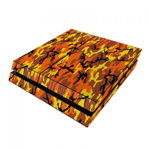 Orange Camo PlayStation 4 Skin