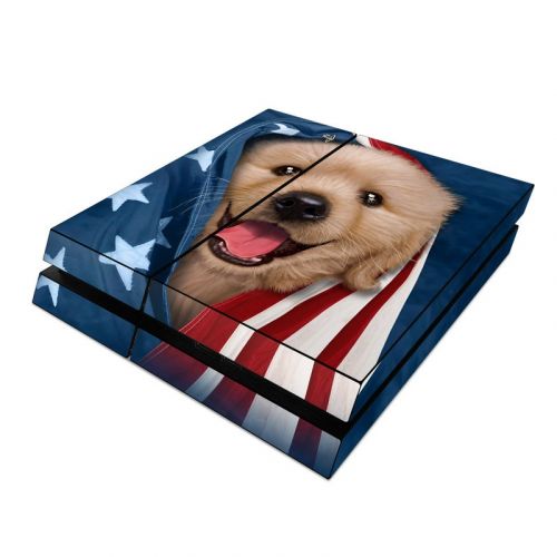 Patriotic Retriever PlayStation 4 Skin