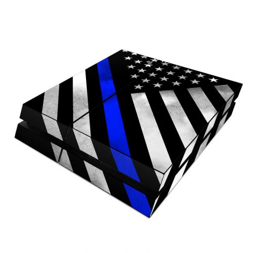 Thin Blue Line Hero PlayStation 4 Skin