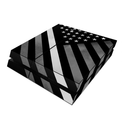 Thin White Line Hero PlayStation 4 Skin