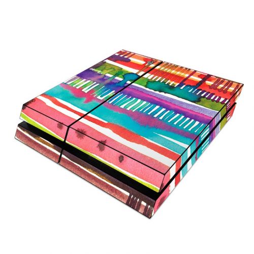 Watercolor Lines PlayStation 4 Skin